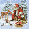 Santa se srnkou